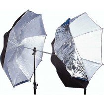 Зонт двухсторонний Mircopro черно-белый/полупрозрачный UB-007 85см