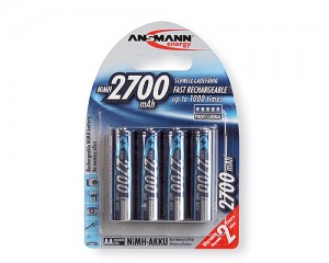 Аккумулятор Ansmann Ni-MH AA 2700mAh (4шт)