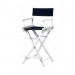 Высокий деревянный режиссерский стул S-Light Premium (White)