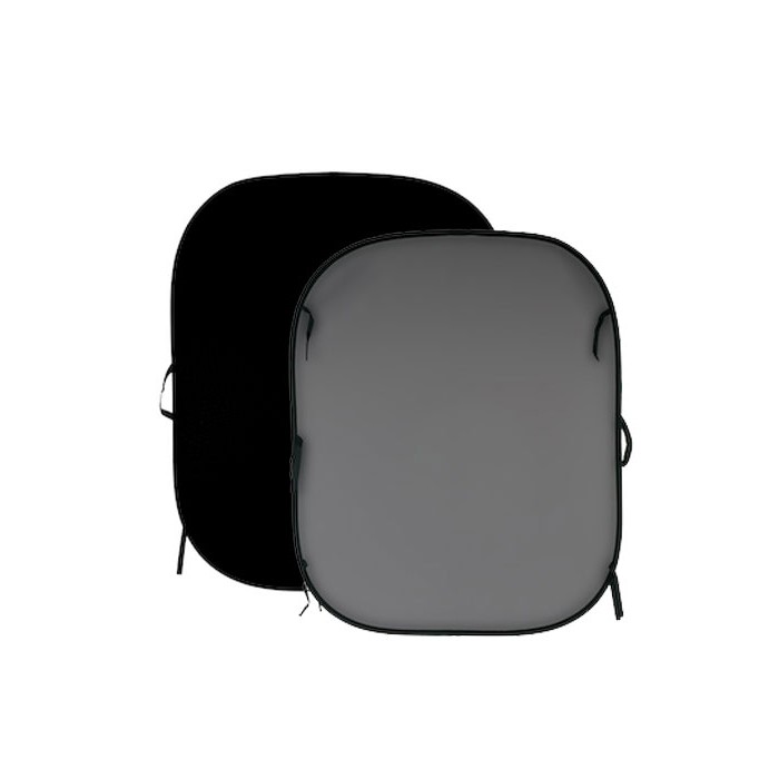 Фон двухсторонний складной Lastolite Black/Mid Grey 1.8x2.15м (67GB)