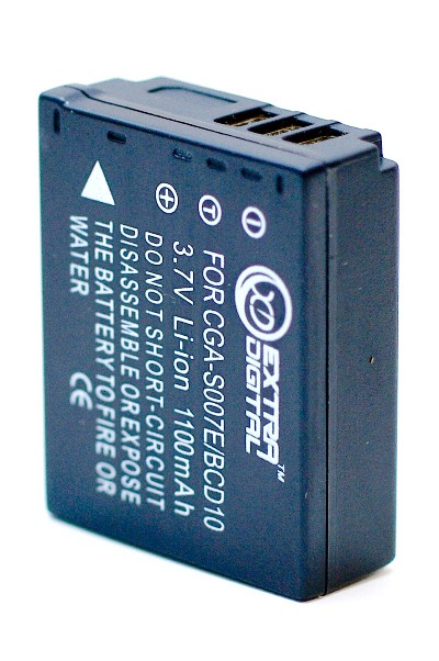 EXTRA DIGITAL S007 для Panasonic аналог Panasonic CGA-S007 CGA-S007A/1B CGA-S007E CGR-S007E CGR-S007E/1B DMW-BCD10 