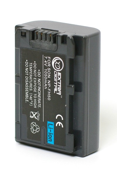 EXTRA DIGITAL NP-FH50 для Sony (аналог Sony NP-FH30, NP-FH40, NP-FH50) 