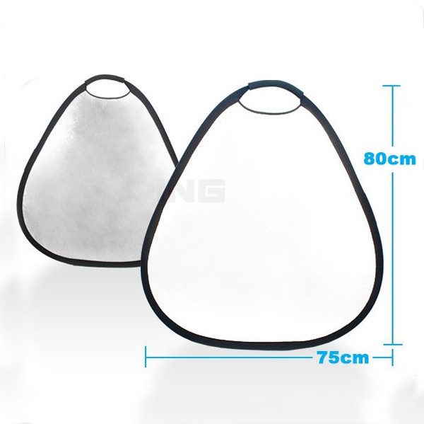 Meking Отражатель треугольный 2в1 Silver/White 80см