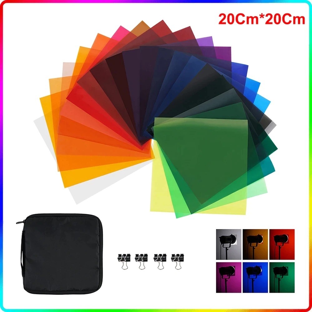 Набор цветных гелевых фильтров LightStuff 20x20см 20шт. 