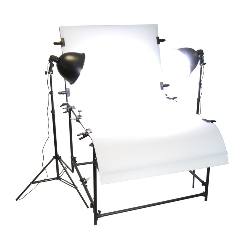 Набор студийного света для предметной съемки Mircopro FL-102 Macro Kit 