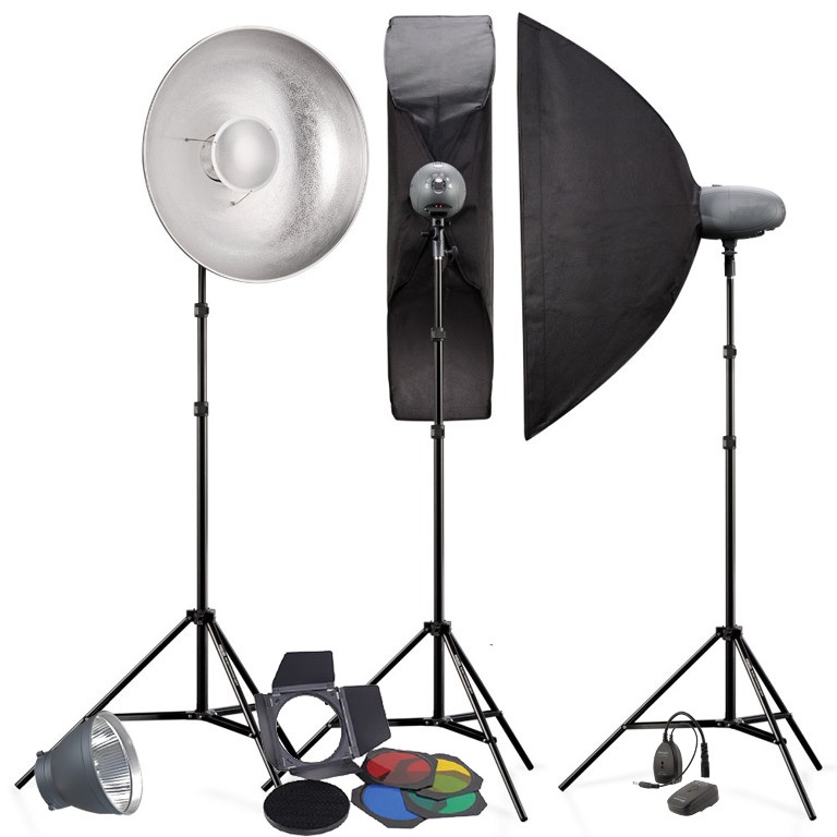 Набор студийного света Mircopro MQ-400 Fashion Strip Kit 