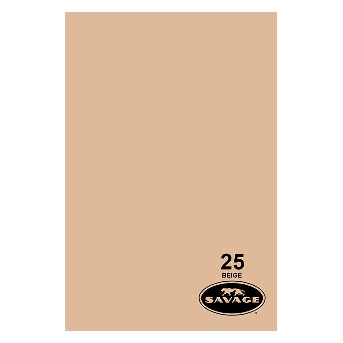 Фон бумажный 2,72 x 11м Savage 25 Бежевый (Beige)