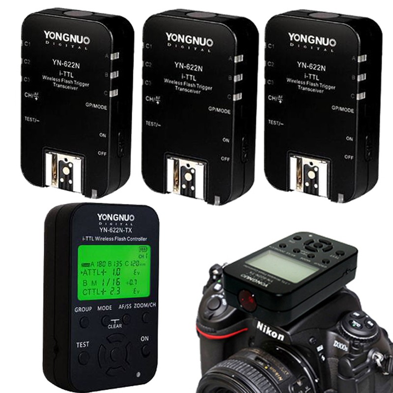 Набор радиосинхронизаторов Yongnuo YN622N Nikon i-TTL 4шт.