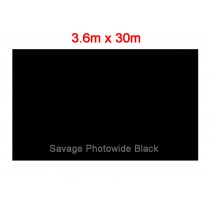 Супер широкий студийный бумажный фон Savage Photowide Black 3.60x30м