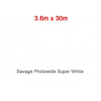 Супер широкий студийный бумажный фон Savage Photowide Super White 3.60x30м