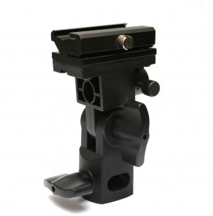 Bracket Flash Shoe Umbrella Holder Swivel Light Stand B