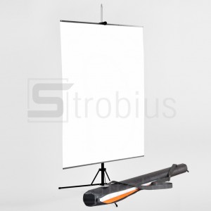 Фон пластиковый белый Strobius 100x140cм с держателем и чехлом