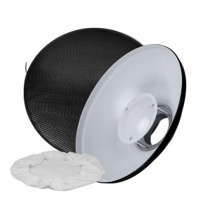 Портретный рефлектор с сотами Godox 410мм Белый