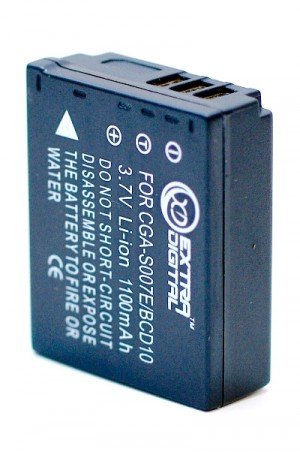 EXTRA DIGITAL S007 для Panasonic аналог Panasonic CGA-S007 CGA-S007A/1B CGA-S007E CGR-S007E CGR-S007E/1B DMW-BCD10 