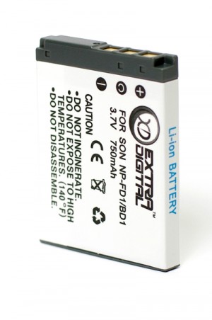 Аккумулятор EXTRA DIGITAL NP-BD1, NP-FD1 для Sony (аналог Sony NP-BD1, NP-FD1) 