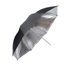 Зонт серебристый Visico UB-003 (110см) Silver/Black