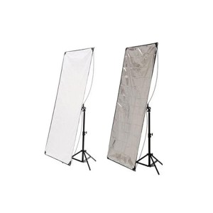 Hyundae Photonics отражатель 2в1 White/Silver 100x180см