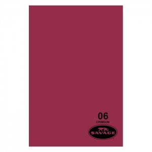 Фон студийный бумажный Savage 06 Widetone Crimson (Малиновый) 1,36х11м 