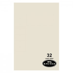 Фон бумажный 2,72 x 11м Savage 32 Светло-серый (Light Grey)
