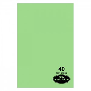 Фон бумажный 2,72 x 11м Savage 40 Зеленый (Mint Green)