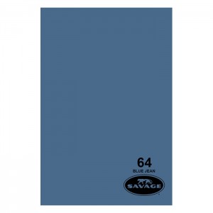 Фон бумажный 2,72 x 11м Savage 64 Синий (Blue Jean)