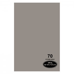 Фон бумажный 2,72 x 11м Savage 70 Серый (Storm Gray)