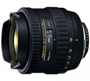Объектив Tokina AT-X 107 AF DX Fish-eye (AF 10-17mm f/3.5-4.5) для Canon 