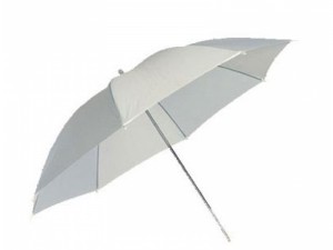 Зонт студийный белый Mircopro UB-001 110см 