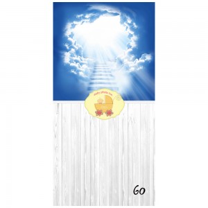 Фон виниловый рисованный Baby Photo №60 1,5x3м 