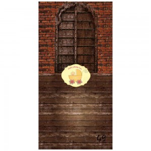 Фон виниловый рисованный Baby Photo №49 1,5x3м 