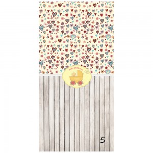 Фон виниловый рисованный Baby Photo №5 1,5x3м 