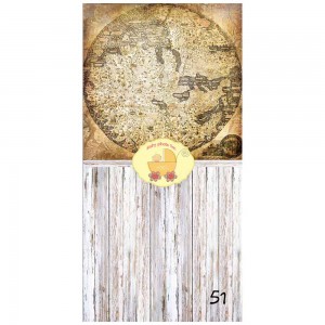 Фон виниловый рисованный Baby Photo №51 1,5x3м 