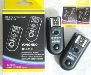 Набор радиосинхронизаторов Yongnuo RF-603N2 для Nikon