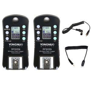 Набор радиосинхронизаторов Yongnuo RF-605N для Nikon
