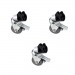 Колеса для студийных стоек d25mm Falcon Eyes PCA-25